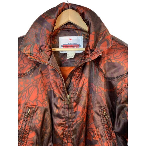 VTG 90s Womens 10 Obermeyer Ski Jacket Floral Print EUC  RAA10419 - Picture 7 of 13